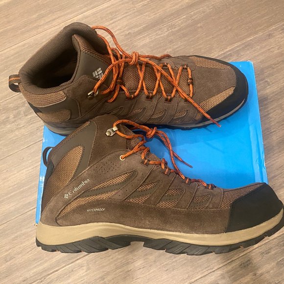 New Columbia Men's Redmond Iii Mid Waterproof Hiking Leather/Mesh Shoe size 17 - Picture 2 of 4